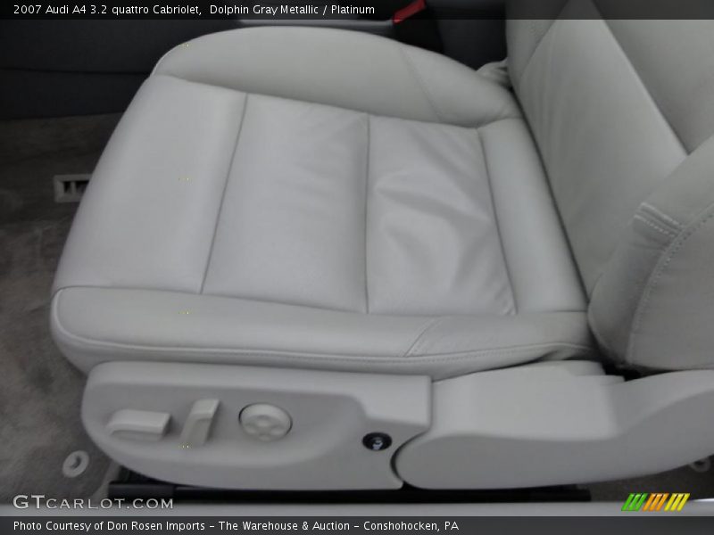  2007 A4 3.2 quattro Cabriolet Platinum Interior