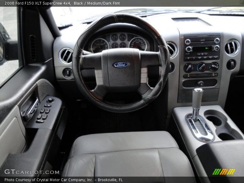 Black / Medium/Dark Flint 2008 Ford F150 XLT SuperCrew 4x4