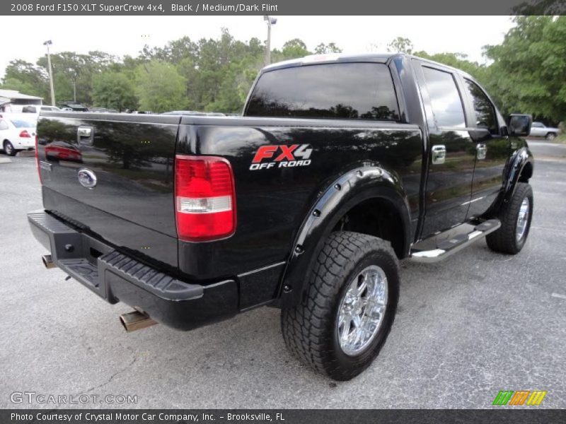 Black / Medium/Dark Flint 2008 Ford F150 XLT SuperCrew 4x4