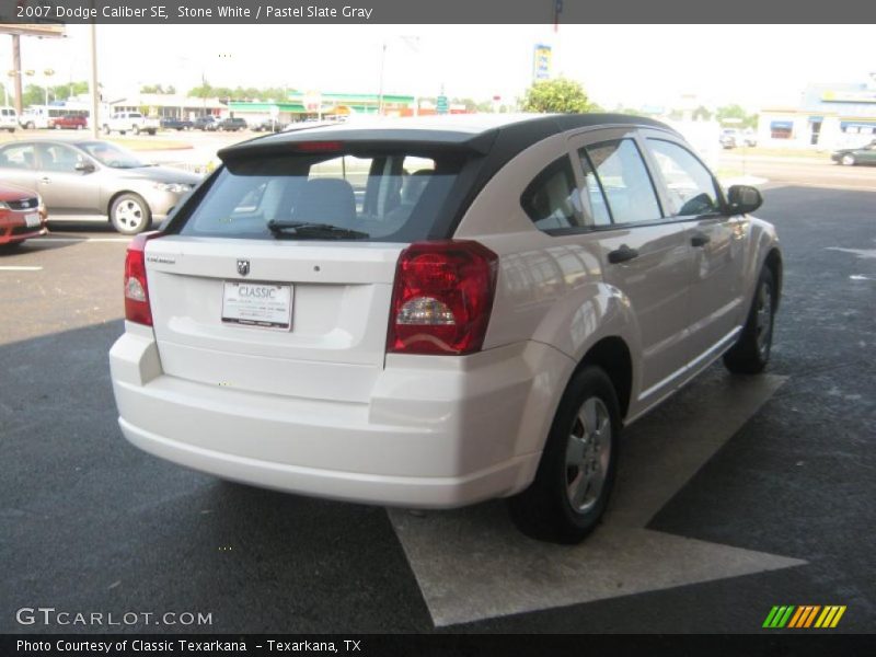 Stone White / Pastel Slate Gray 2007 Dodge Caliber SE