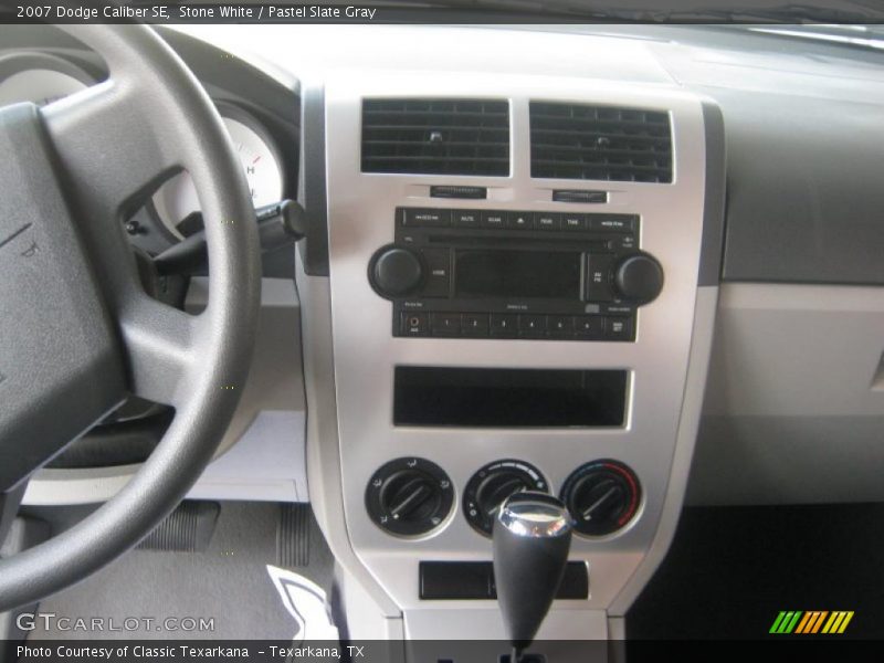 Stone White / Pastel Slate Gray 2007 Dodge Caliber SE