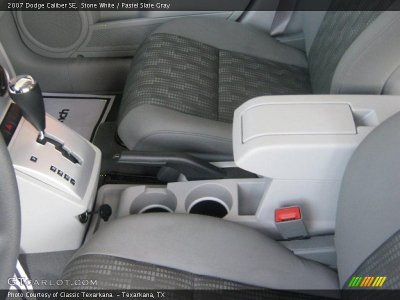 Stone White / Pastel Slate Gray 2007 Dodge Caliber SE