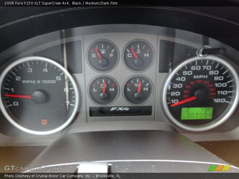 Black / Medium/Dark Flint 2008 Ford F150 XLT SuperCrew 4x4