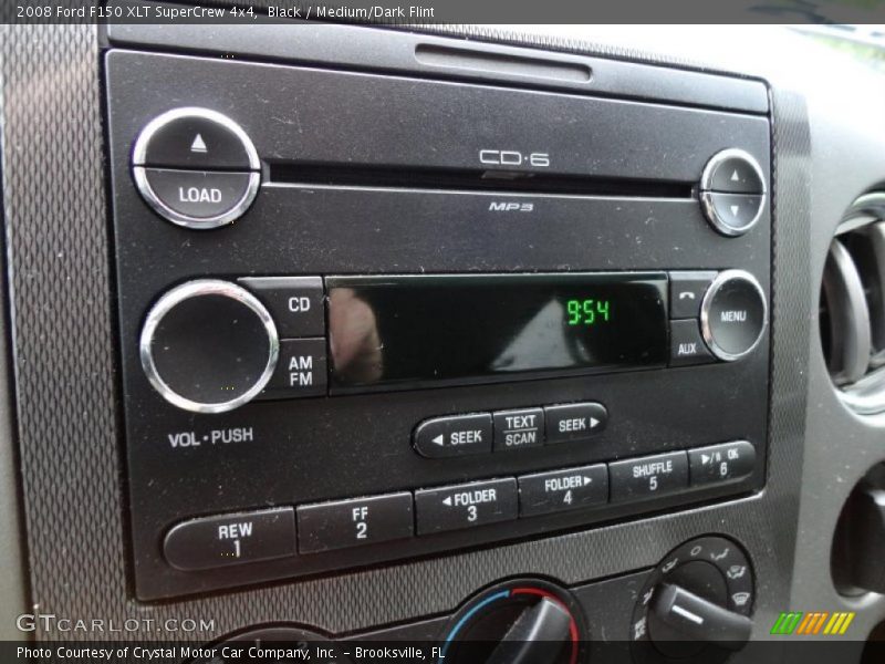Black / Medium/Dark Flint 2008 Ford F150 XLT SuperCrew 4x4