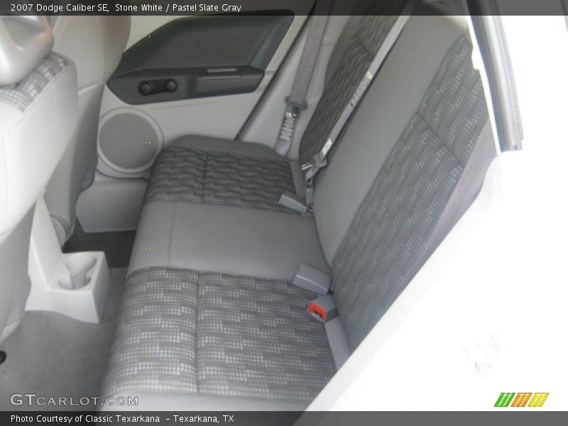 Stone White / Pastel Slate Gray 2007 Dodge Caliber SE