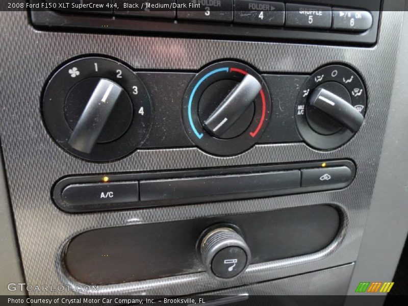 Black / Medium/Dark Flint 2008 Ford F150 XLT SuperCrew 4x4