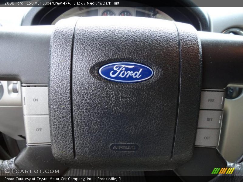 Black / Medium/Dark Flint 2008 Ford F150 XLT SuperCrew 4x4