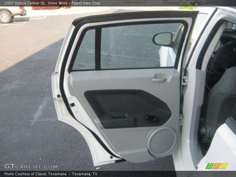 Stone White / Pastel Slate Gray 2007 Dodge Caliber SE