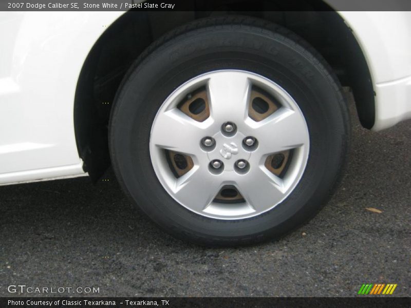 Stone White / Pastel Slate Gray 2007 Dodge Caliber SE
