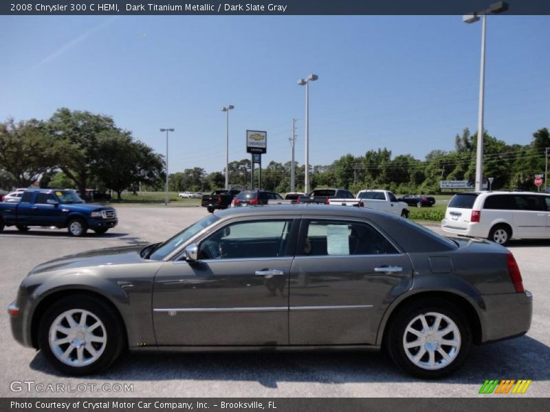 Dark Titanium Metallic / Dark Slate Gray 2008 Chrysler 300 C HEMI