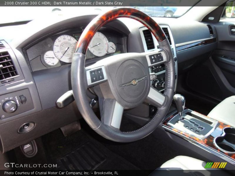 Dark Titanium Metallic / Dark Slate Gray 2008 Chrysler 300 C HEMI