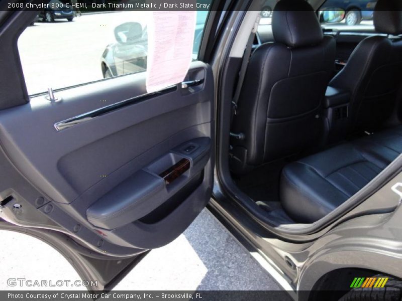 Dark Titanium Metallic / Dark Slate Gray 2008 Chrysler 300 C HEMI
