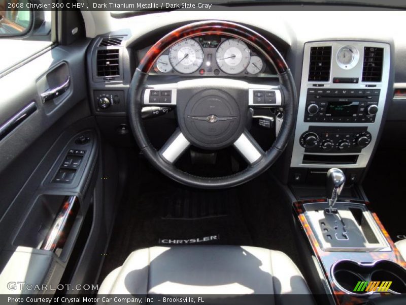 Dark Titanium Metallic / Dark Slate Gray 2008 Chrysler 300 C HEMI