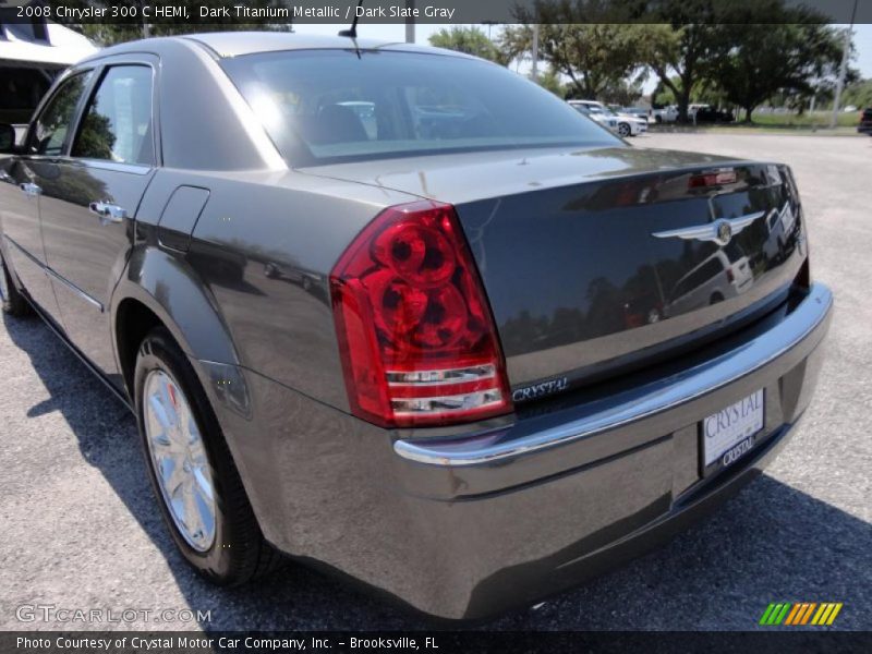 Dark Titanium Metallic / Dark Slate Gray 2008 Chrysler 300 C HEMI