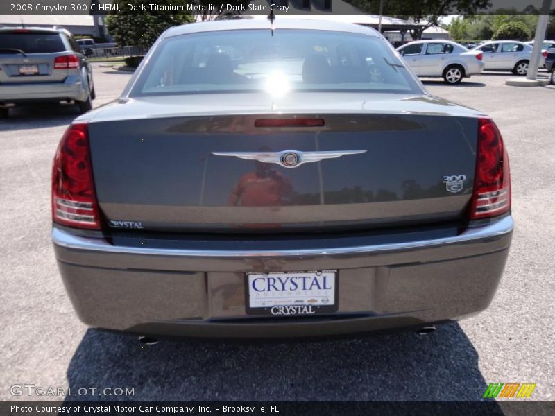 Dark Titanium Metallic / Dark Slate Gray 2008 Chrysler 300 C HEMI
