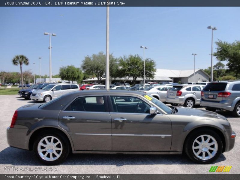 Dark Titanium Metallic / Dark Slate Gray 2008 Chrysler 300 C HEMI
