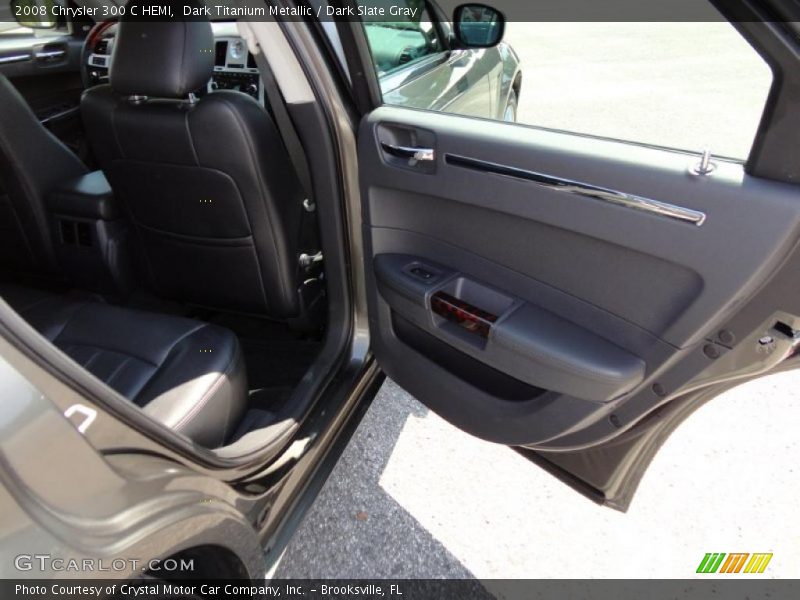 Dark Titanium Metallic / Dark Slate Gray 2008 Chrysler 300 C HEMI