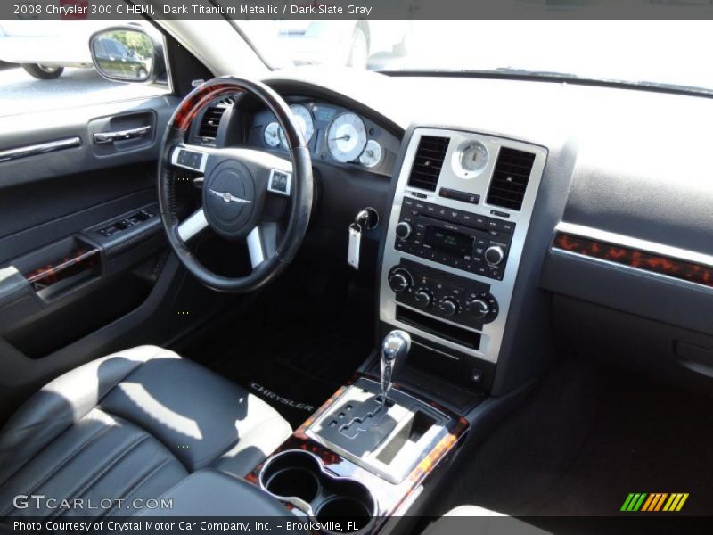 Dark Titanium Metallic / Dark Slate Gray 2008 Chrysler 300 C HEMI