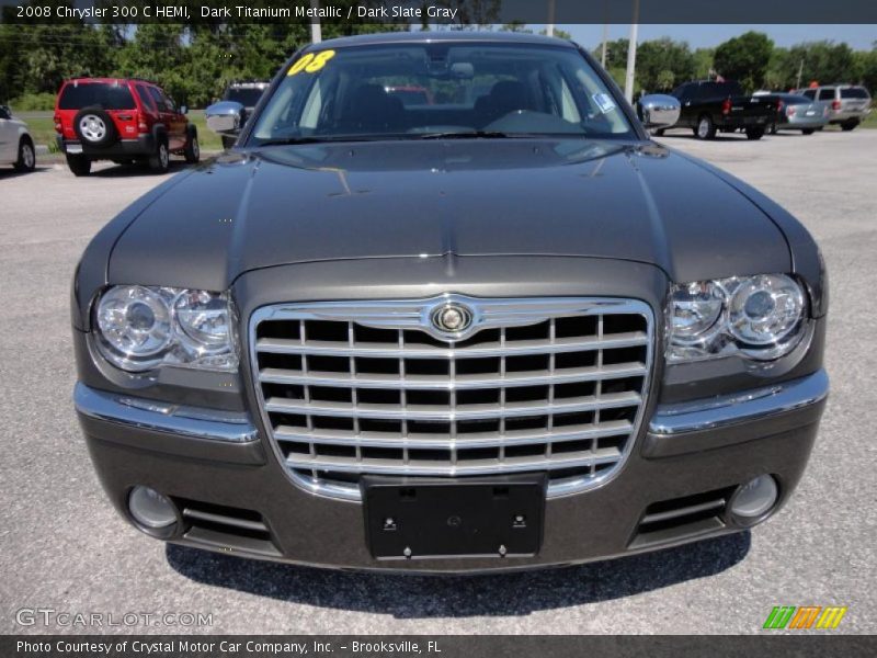 Dark Titanium Metallic / Dark Slate Gray 2008 Chrysler 300 C HEMI