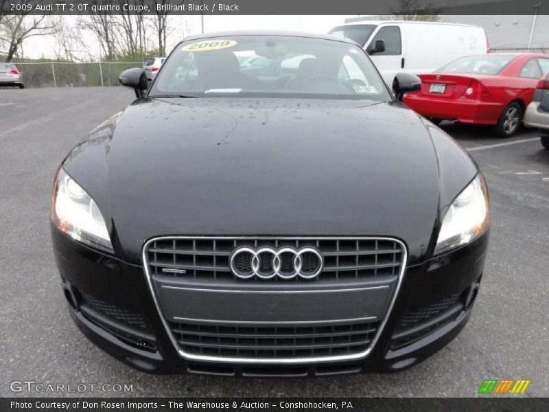 Brilliant Black / Black 2009 Audi TT 2.0T quattro Coupe