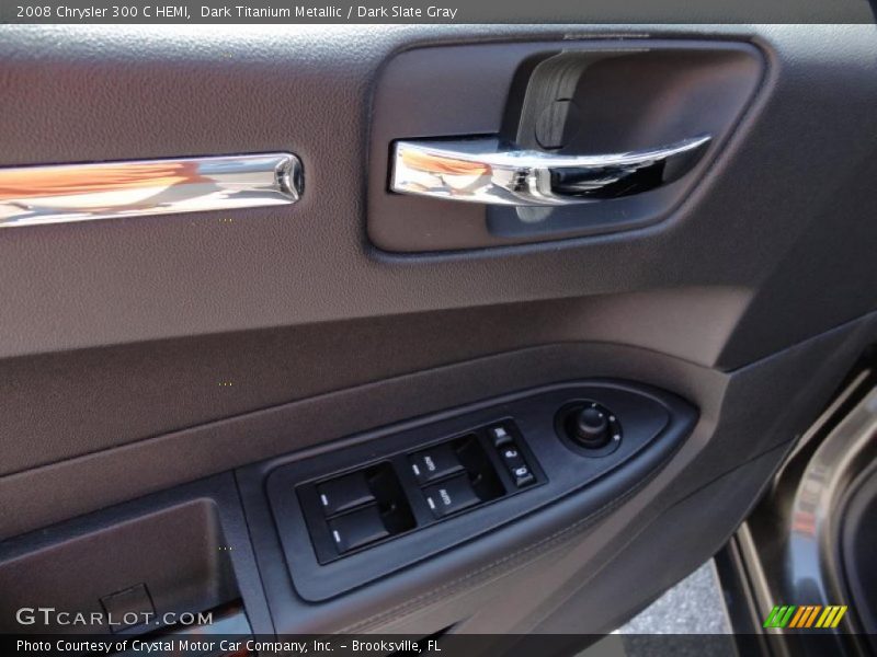 Dark Titanium Metallic / Dark Slate Gray 2008 Chrysler 300 C HEMI