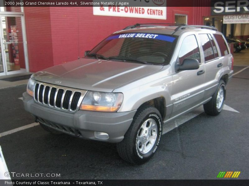 Silverstone Metallic / Agate 2000 Jeep Grand Cherokee Laredo 4x4