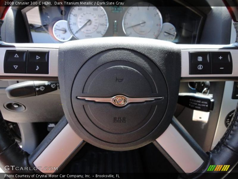 Dark Titanium Metallic / Dark Slate Gray 2008 Chrysler 300 C HEMI