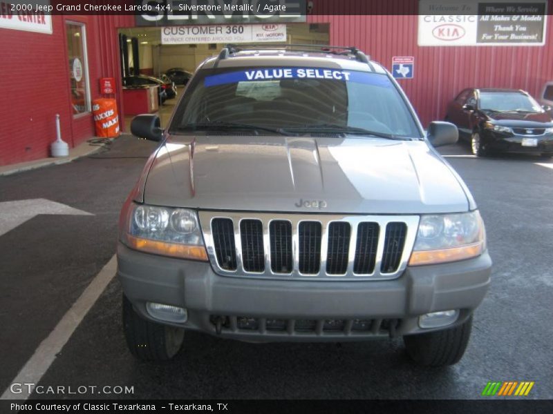 Silverstone Metallic / Agate 2000 Jeep Grand Cherokee Laredo 4x4