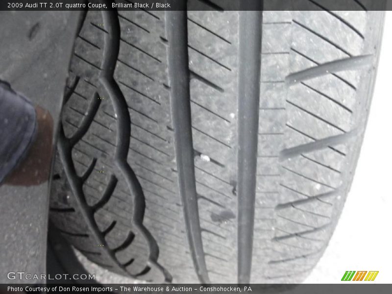 Brilliant Black / Black 2009 Audi TT 2.0T quattro Coupe