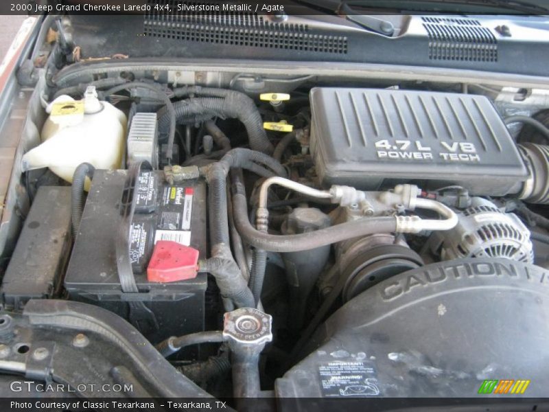 Silverstone Metallic / Agate 2000 Jeep Grand Cherokee Laredo 4x4