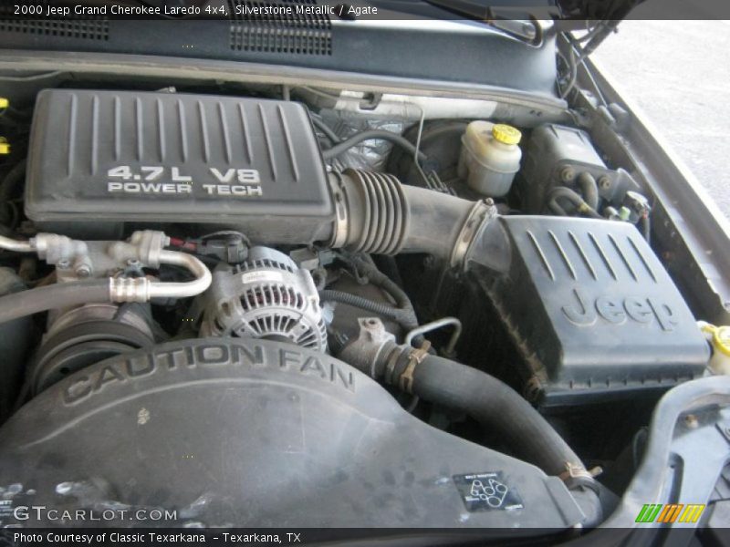 Silverstone Metallic / Agate 2000 Jeep Grand Cherokee Laredo 4x4