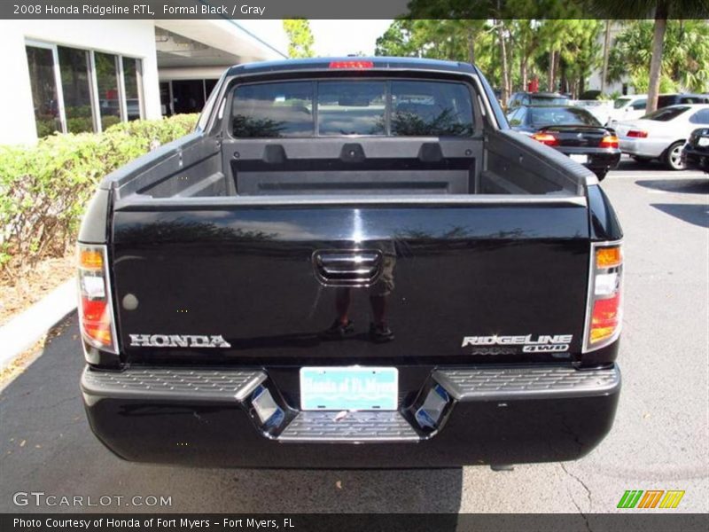 Formal Black / Gray 2008 Honda Ridgeline RTL