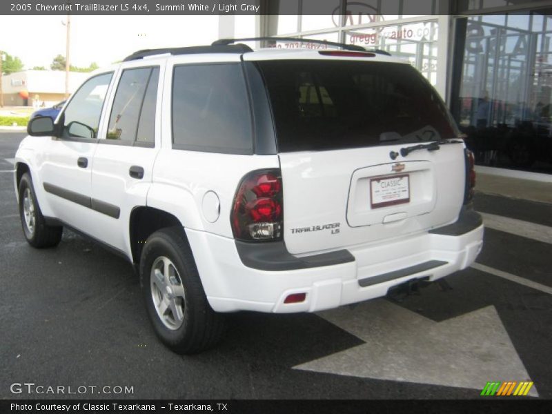 Summit White / Light Gray 2005 Chevrolet TrailBlazer LS 4x4