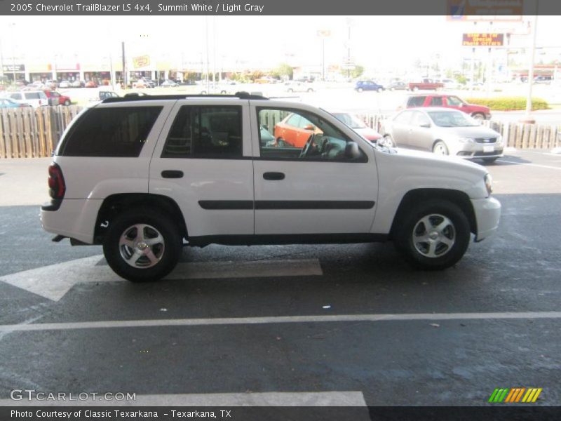 Summit White / Light Gray 2005 Chevrolet TrailBlazer LS 4x4