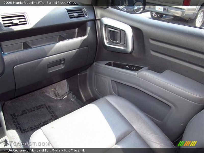 Formal Black / Gray 2008 Honda Ridgeline RTL