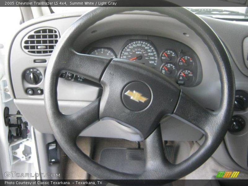 Summit White / Light Gray 2005 Chevrolet TrailBlazer LS 4x4