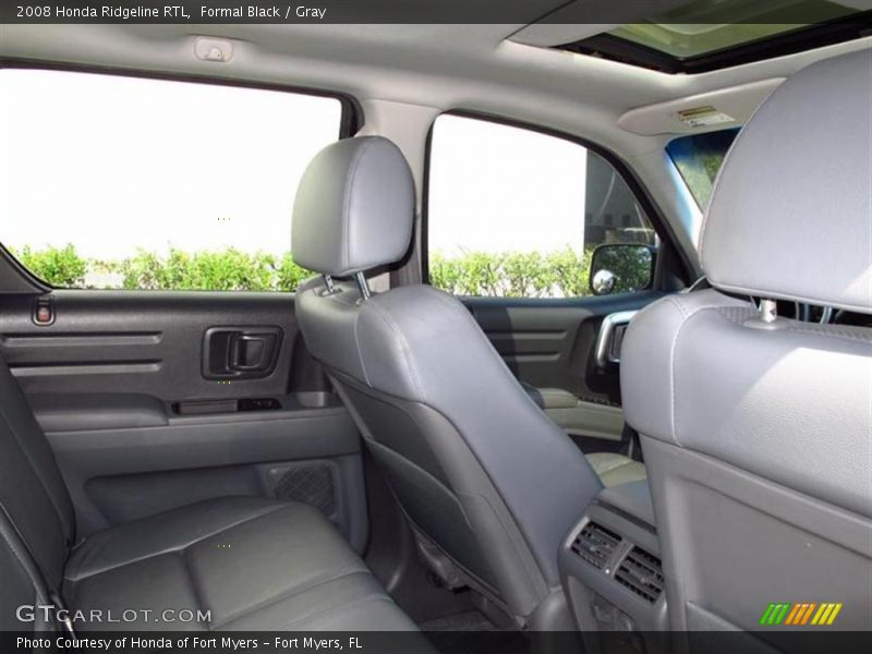 Formal Black / Gray 2008 Honda Ridgeline RTL