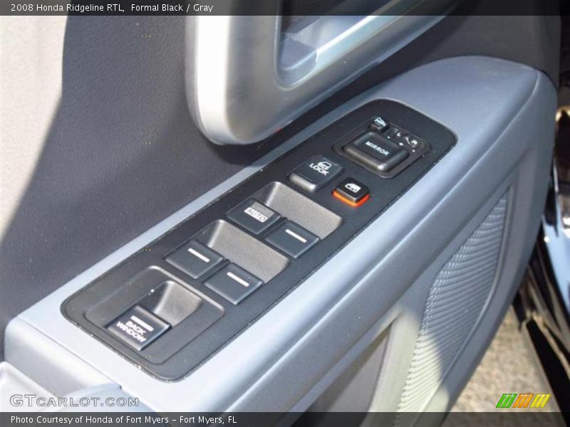 Formal Black / Gray 2008 Honda Ridgeline RTL
