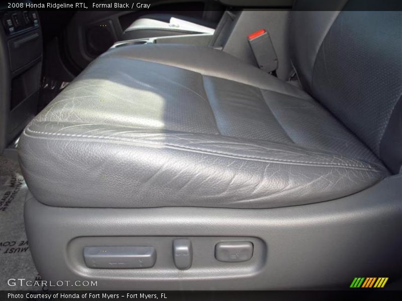 Formal Black / Gray 2008 Honda Ridgeline RTL