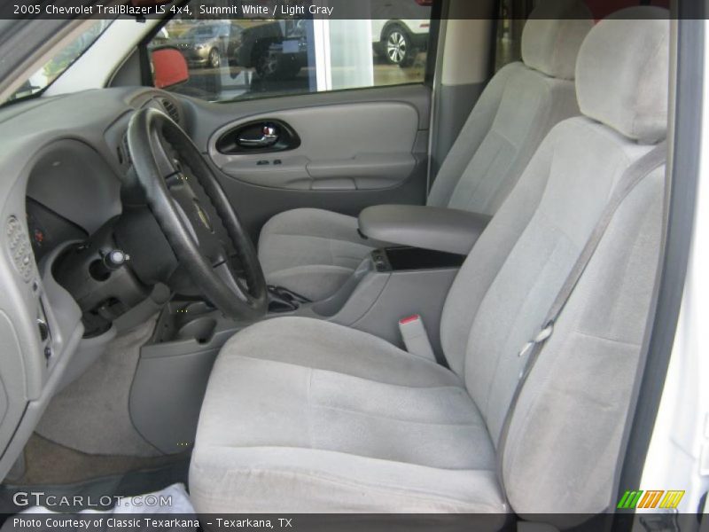 Summit White / Light Gray 2005 Chevrolet TrailBlazer LS 4x4