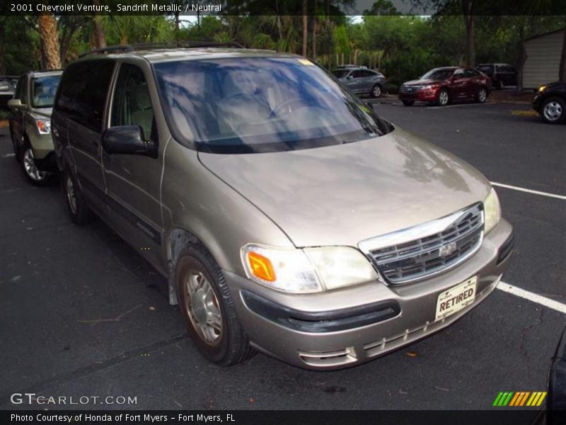Sandrift Metallic / Neutral 2001 Chevrolet Venture