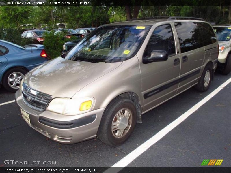 Sandrift Metallic / Neutral 2001 Chevrolet Venture