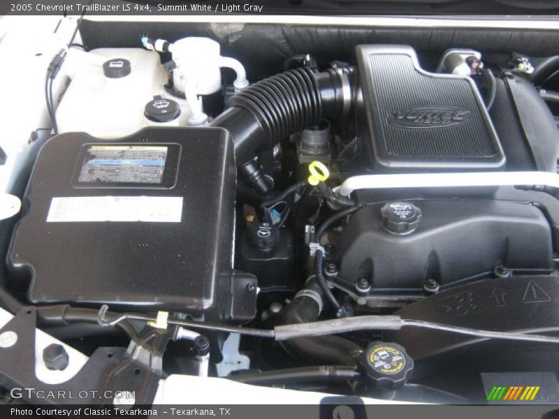 Summit White / Light Gray 2005 Chevrolet TrailBlazer LS 4x4