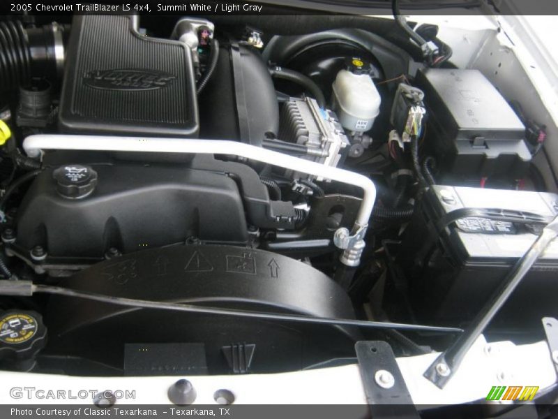 Summit White / Light Gray 2005 Chevrolet TrailBlazer LS 4x4