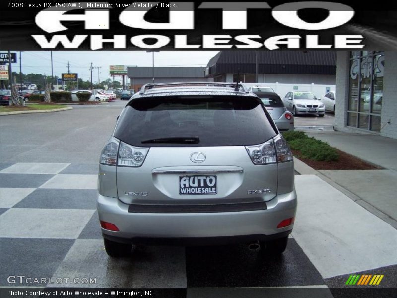 Millenium Silver Metallic / Black 2008 Lexus RX 350 AWD