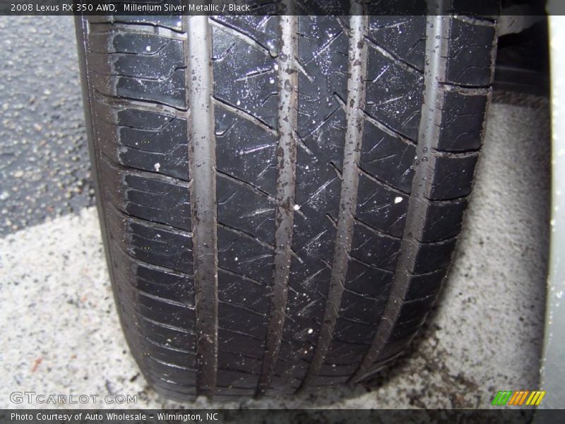 Millenium Silver Metallic / Black 2008 Lexus RX 350 AWD