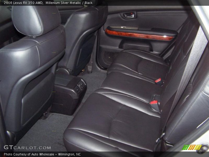 Millenium Silver Metallic / Black 2008 Lexus RX 350 AWD