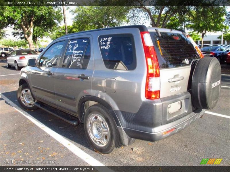 Pewter Pearl / Black 2006 Honda CR-V LX