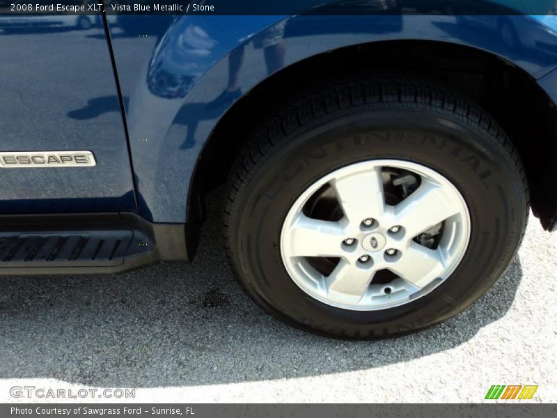 Vista Blue Metallic / Stone 2008 Ford Escape XLT