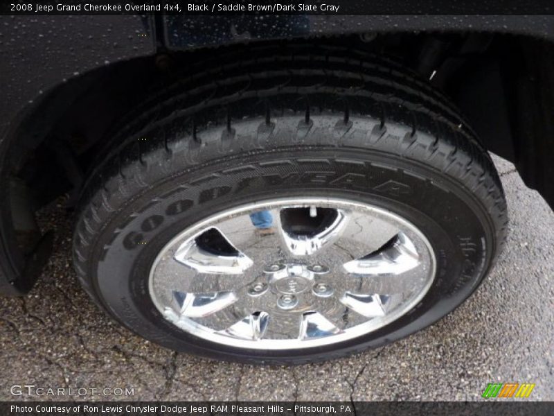 Black / Saddle Brown/Dark Slate Gray 2008 Jeep Grand Cherokee Overland 4x4